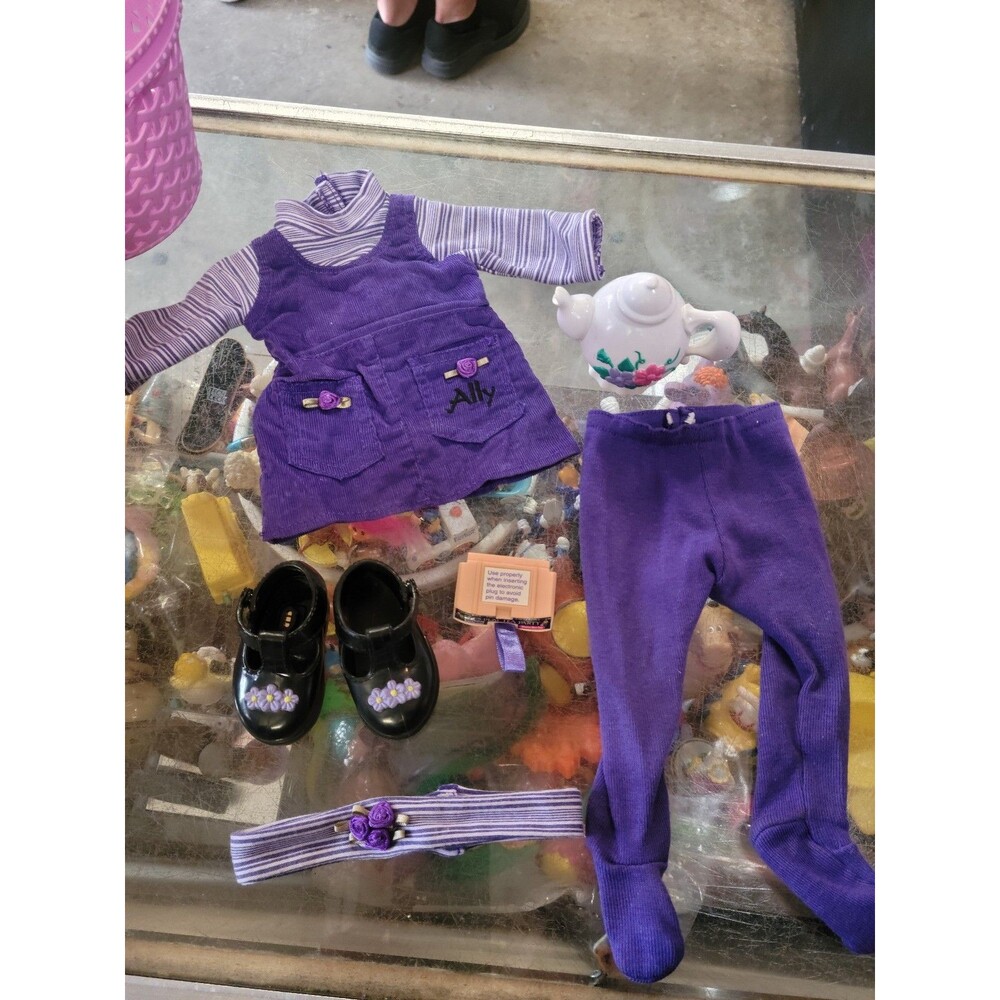 Amazing Ally Interactive Doll Clothes Black Mary Jane Shoes Original Outfit lot